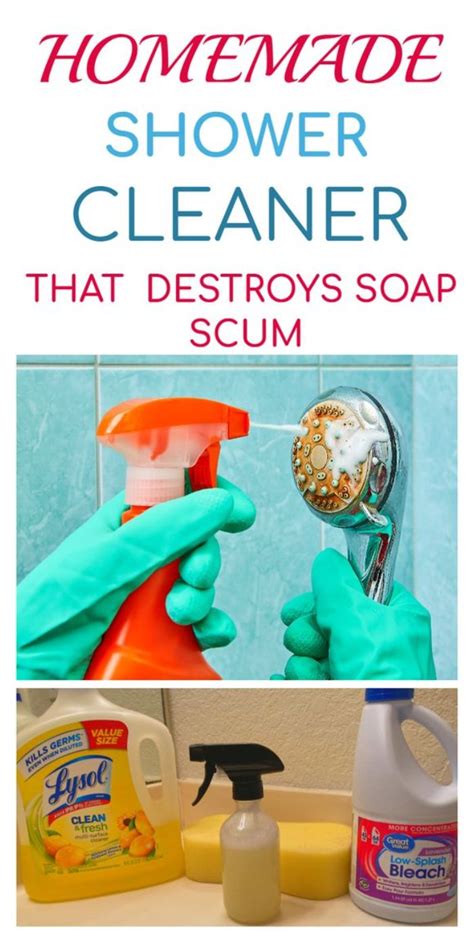 The Best Homemade Shower Cleaner Spray That Destroys Soap Scum In 2020