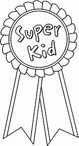 Ribbon Coloring Award Pages Drawing Red Printable Template Kids Week Think Print Drawings Ribbons Color Clip Languages School Getdrawings Success sketch template