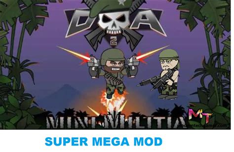 mini militia super mega mod  apk play  ultra pro mini militia mod blog