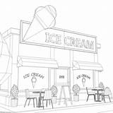 Ice Parlor sketch template