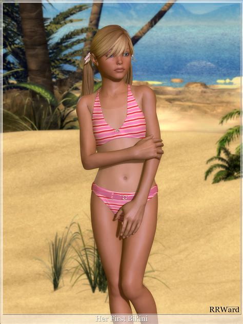 her first bikini by rrward on deviantart