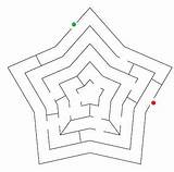 Maze Star Kiwi sketch template