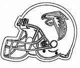Atlanta Helmets Packers Falcons Getcolorings Everfreecoloring Printing Print Paintingvalley sketch template