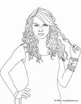 Swift Taylor Coloring Pages Printable Curly Hair Print Sketches Color Template People Getcolorings Detailed Album Celebrities Selena Gomez Fearless Celebrity sketch template