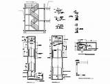 Elevator Details Structure Dwg  Passengers Sections Constructive Plan Detail Cadbull Detailed Description Machine sketch template