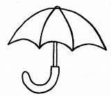 Umbrella Drawing Clipart Outline Cute Line Drawings Clip Coloring Draw Template Cliparts Transparent Simple Printable Getdrawings Panda Pages Pattern Collection sketch template