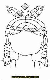 Headdress sketch template
