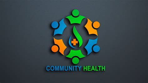 community health logo design graphicsfamily