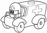 Ambulance Coloriage Dessin Coloriages sketch template