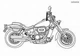 Chopper sketch template