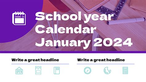 school year calendar genially templates