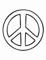 Peace Sign Coloring Pages Printable Clipart Go Small Stencils Signs Cliparts Clip Blank Template Stencil Library Drawing Print Sighn Kids sketch template