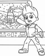 Coloring Paw Patrol Ryder Pages Print Printable Topcoloringpages sketch template