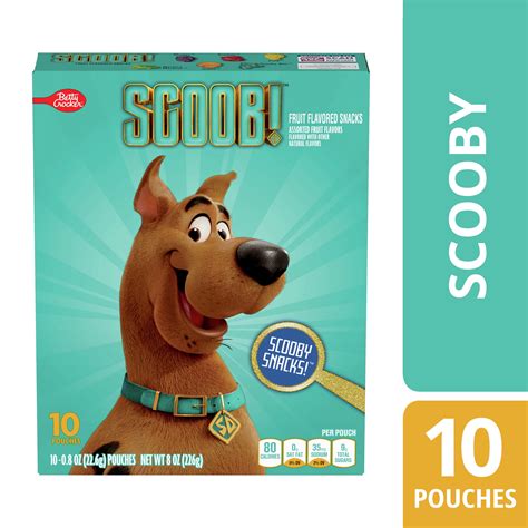 buy scooby doo fruit flavored snacks gummy treat pouches 8 oz 10 ct