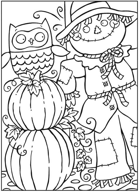 dover publications fall coloring pages fall coloring