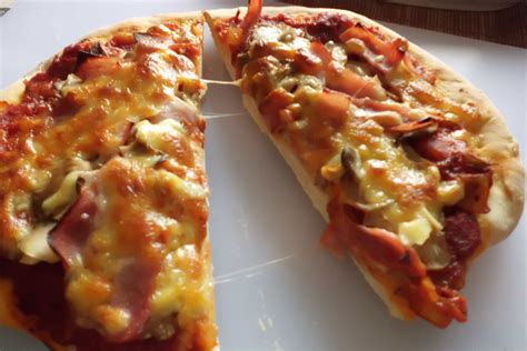 pizza rezept mit kochschinken