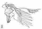 Griffin Coloring Pages Gryphon Printable Morh Color sketch template