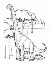 Coloring Dinosaur Pages Printable Dinosaurs Kids sketch template