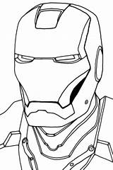 Man Outline Coloring Iron Ironman Head Mask Clipart Drawing Face Pages Clip Spiderman Spider Clipartbest Cliparts Sketch Color Printable Print sketch template