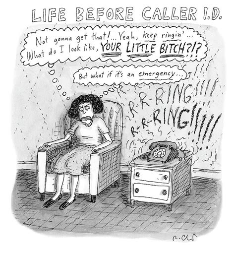 Life Before Caller Id Drawing By Roz Chast Fine Art America