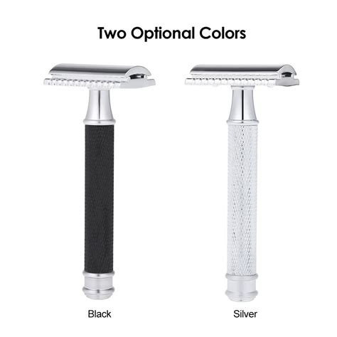 double edge classic safety razors double edge handled shaving razor stainless steel manual