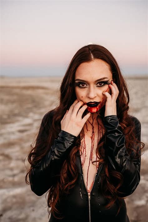 this vampire themed engagement shoot is sexy and scary popsugar love and sex photo 12