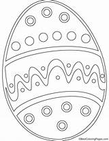 Easter Coloring Egg Pages Kids Bestcoloringpages Templates sketch template