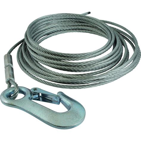 winch cable replacement  hook    home depot