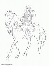 Barbie Coloring Pages Printable Pony Girls Sisters Tale Her Sheets Print Shoes sketch template