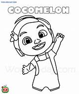 Cocomelon Coloring Pages Wonder Tom sketch template