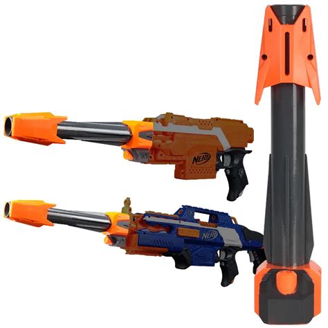 pcs modified part front tube decoration  nerf elite series orange grey  nerf toy gun