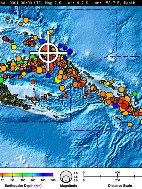 Papua New Guinea Hit By 6 8 Magnitude Earthquake