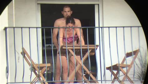 voyeur catches his neighbors fucking on the balcony zb porn