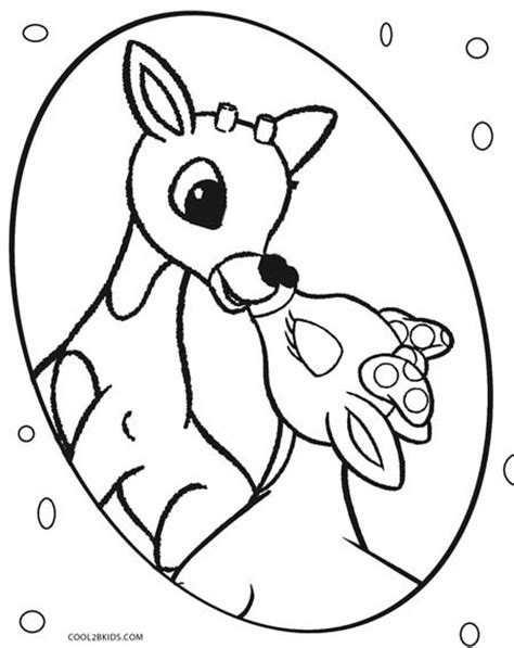 rudolph  clarice coloring pages