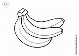 Colorare Banana Disegno Stampa sketch template