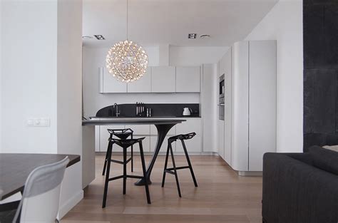 Cucina mobilturi cucine moderna lineare bianca in polimerico opaco new pop . Cucina Bianca e Nera: 35 Modelli dal Design Moderno | MondoDesign.it