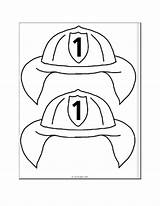 Hat Fireman Fire Template Firefighter Clipart Face Coloring Printable Craft Preschool Safety Clip Crafts Make Cliparts Kindergarten Firefighters Community Fighter sketch template