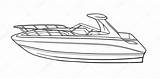 Boat Outline Coloring Pages Boats Kids Color Searches Worksheet Recent Vector sketch template