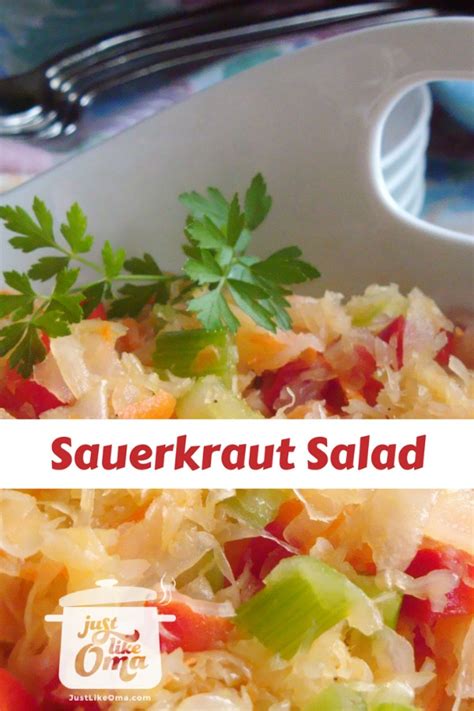 german sauerkraut salad recipe    oma