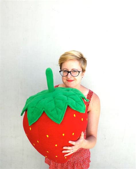 giant strawberry pillow large fruit plush berry body pillow the new sweet candy pillows