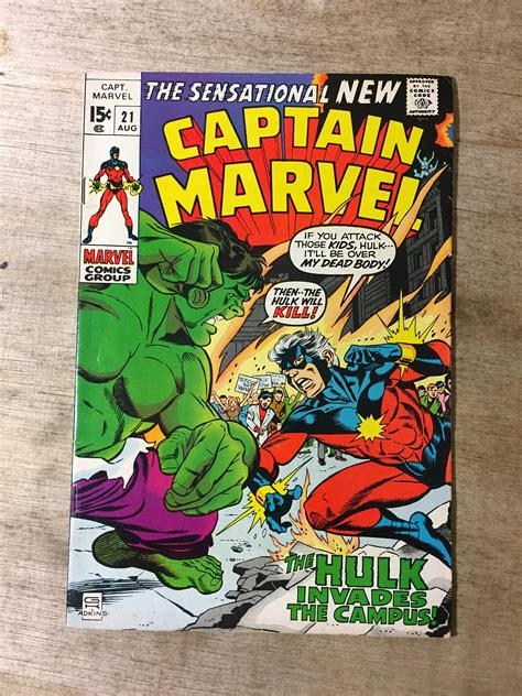 Captain Marvel 1968 1st Series Marvel 21 With Images