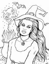 Halloween Coloring Pages Printable Sheets Tumblr Printables Rookiemag Rookie Girls Books Saturday Teen Witch Punks Pumpkin These Cool sketch template