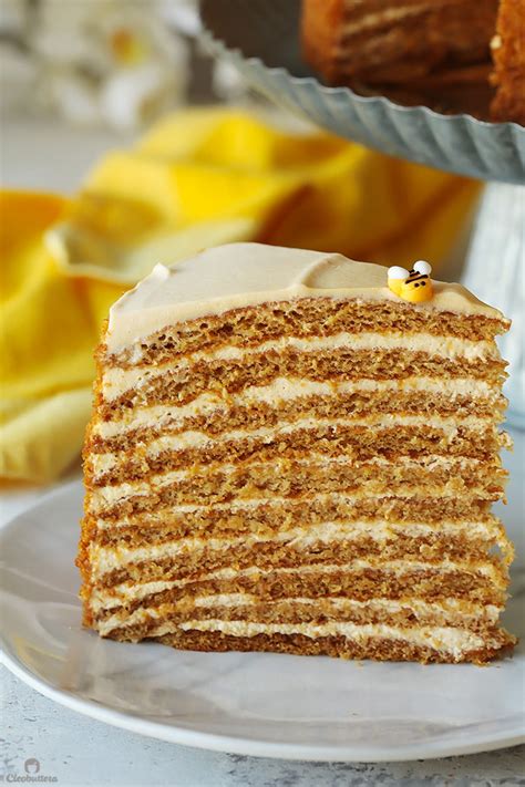The Most Amazing Russian Honey Cake Cleobuttera