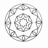 Kaleidoscope Coloring Pages Printable Mandala Q4 Coloringpages sketch template