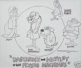 Muttley Barbera Hanna Dastardly Cel Promo Framed Print sketch template