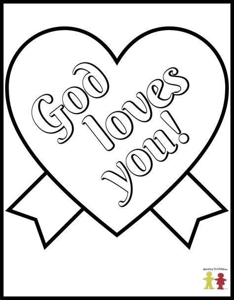 christian valentines day coloring pages  love