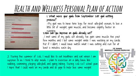 health  wellness personal plan  action