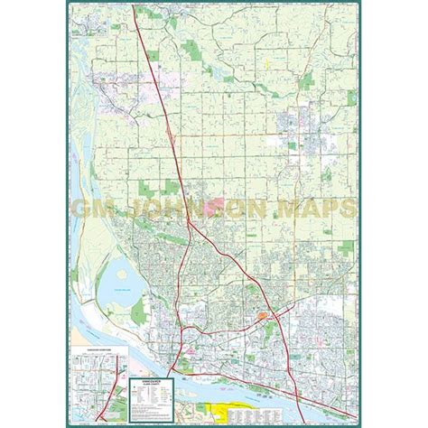 vancouver clark county washington street map gm johnson maps