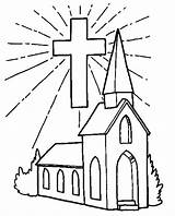 Church Coloring Pages Altar Catholic Colouring School Sheets Printable Drawing Kids Bible Sunday Cross Color Getdrawings Building Preschool Easter Children sketch template