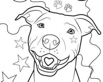 pitbull dog coloring pages  getcoloringscom  printable